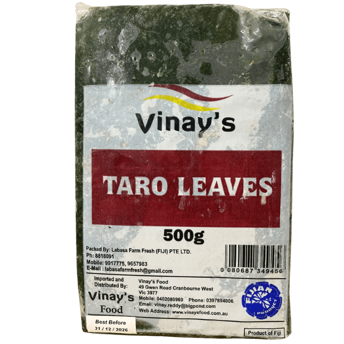 Vinay's Taro Leaves 400g x 30 - Vinays Food - Vinay's