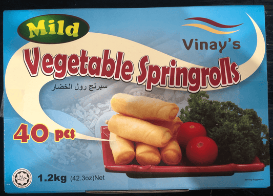 Vinay's Vegetable Springroll 40pcs x 6 pkts - Vinays Food - Vinay's