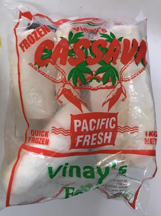Vinay's White Cassava 12kg (12 x 1 kg packets) - Vinays Food - Vinay's