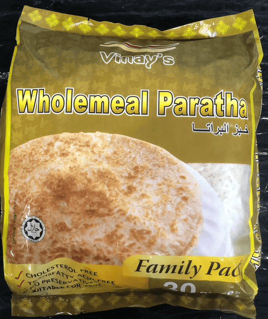 Vinay's Wholemeal Paratha 30pcs x 6pkts - Vinays Food - Vinay's