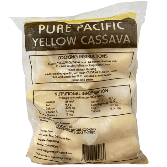 Vinay's Yellow Cassava 10kg - Vinays Food - Vinay's