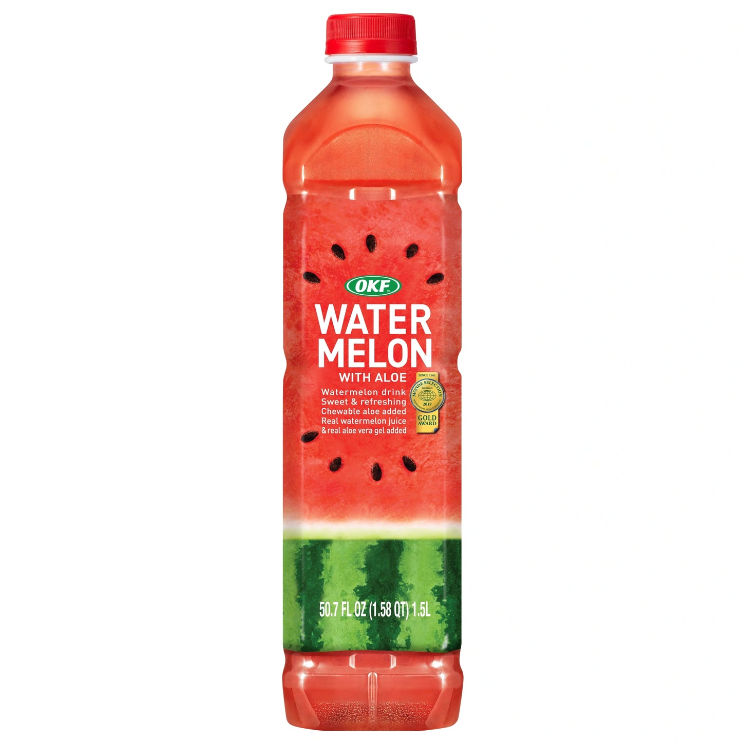 OKF Watermelon Drink with Aloe  1.5L x 1 (Single Unit)